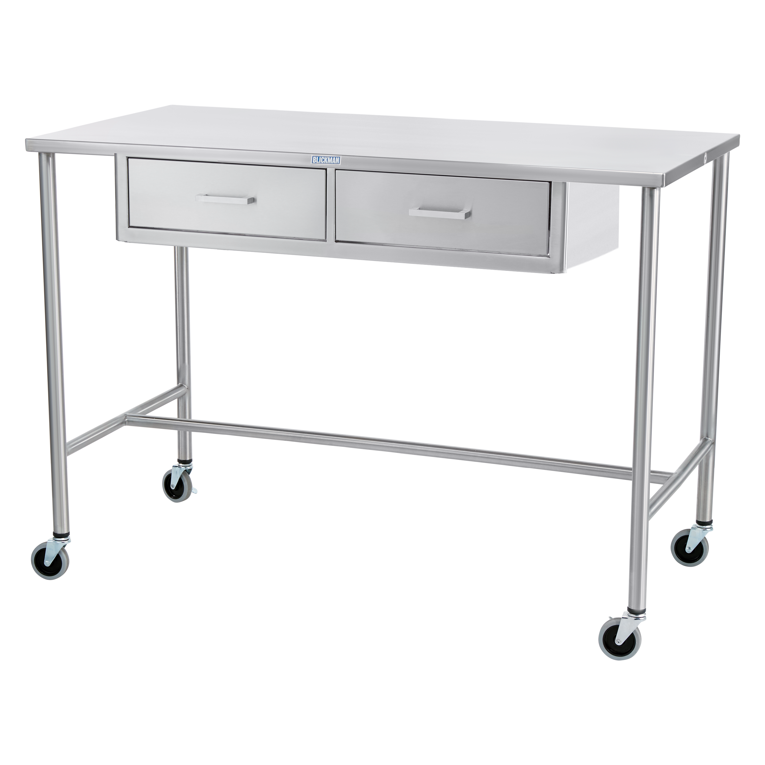 Stainless Steel Sawyer Medical Instrument Table with H Brace